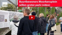 Buurtbewoners Moorkensplein willen groter park Borgerhout TV