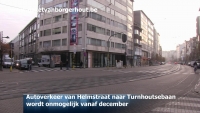 Autoverkeer van Helmstraat naar Turnhoutsebaan wordt onmogelijk vanaf december