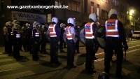 Zware rellen in Van Kerckhovenstraat