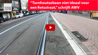 Agentschap Wegen en Verkeer (AWV) acht Turnhoutsebaan niet ideaal voor een fietsstraat 